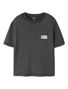 NAME IT Marškinėliai 'NKMFANDEL' smėlio spalva / juoda