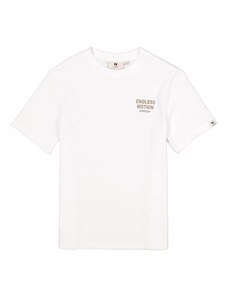 GARCIA Marškinėliai tamsi smėlio / balta