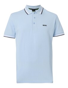 BOSS Marškinėliai 'Paddy' šviesiai mėlyna / juoda / balta