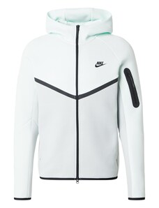 Nike Sportswear Džemperis 'Tech Fleece' mėtų spalva / juoda