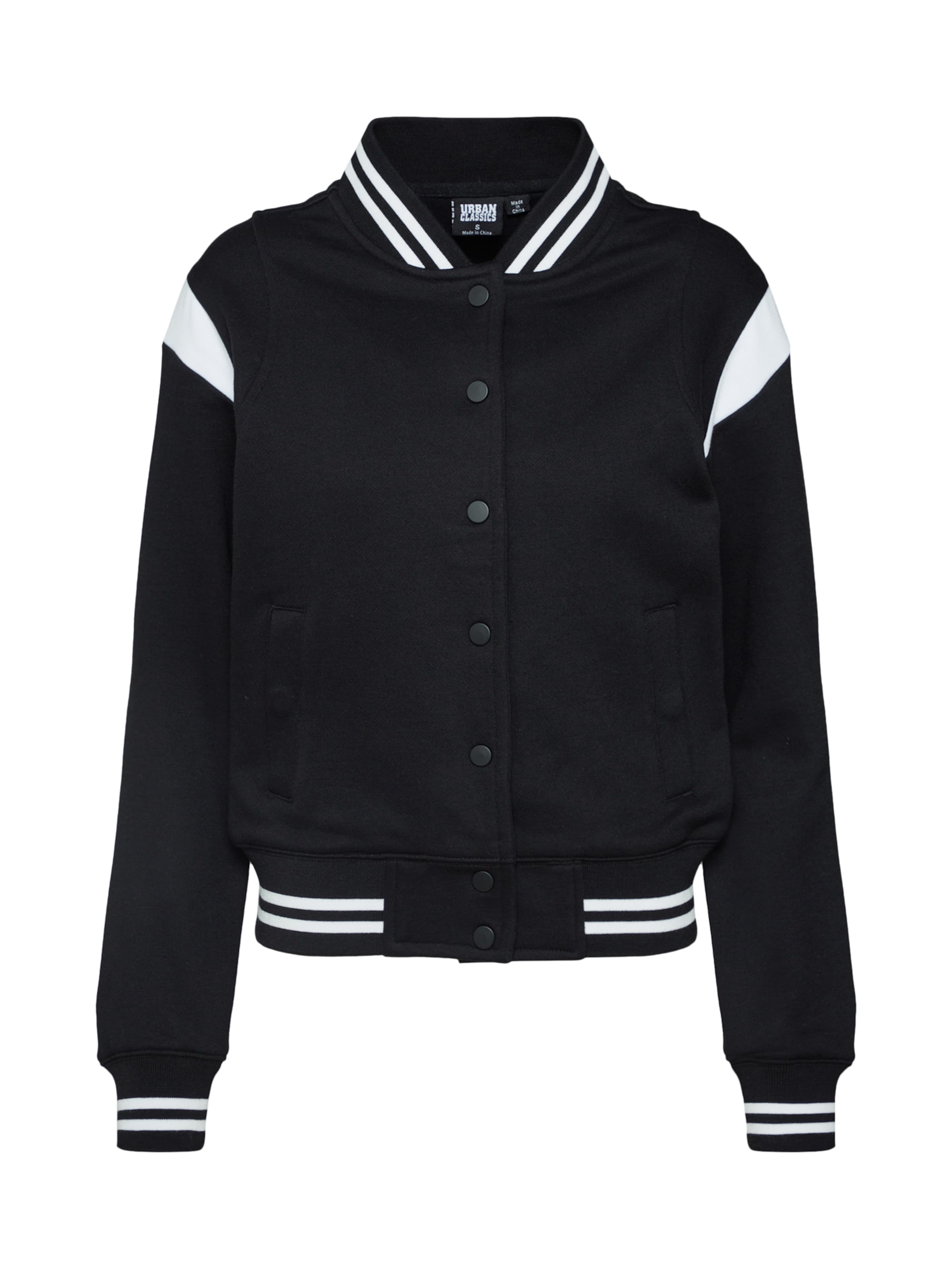 Urban Classics Džemperis juoda / balta