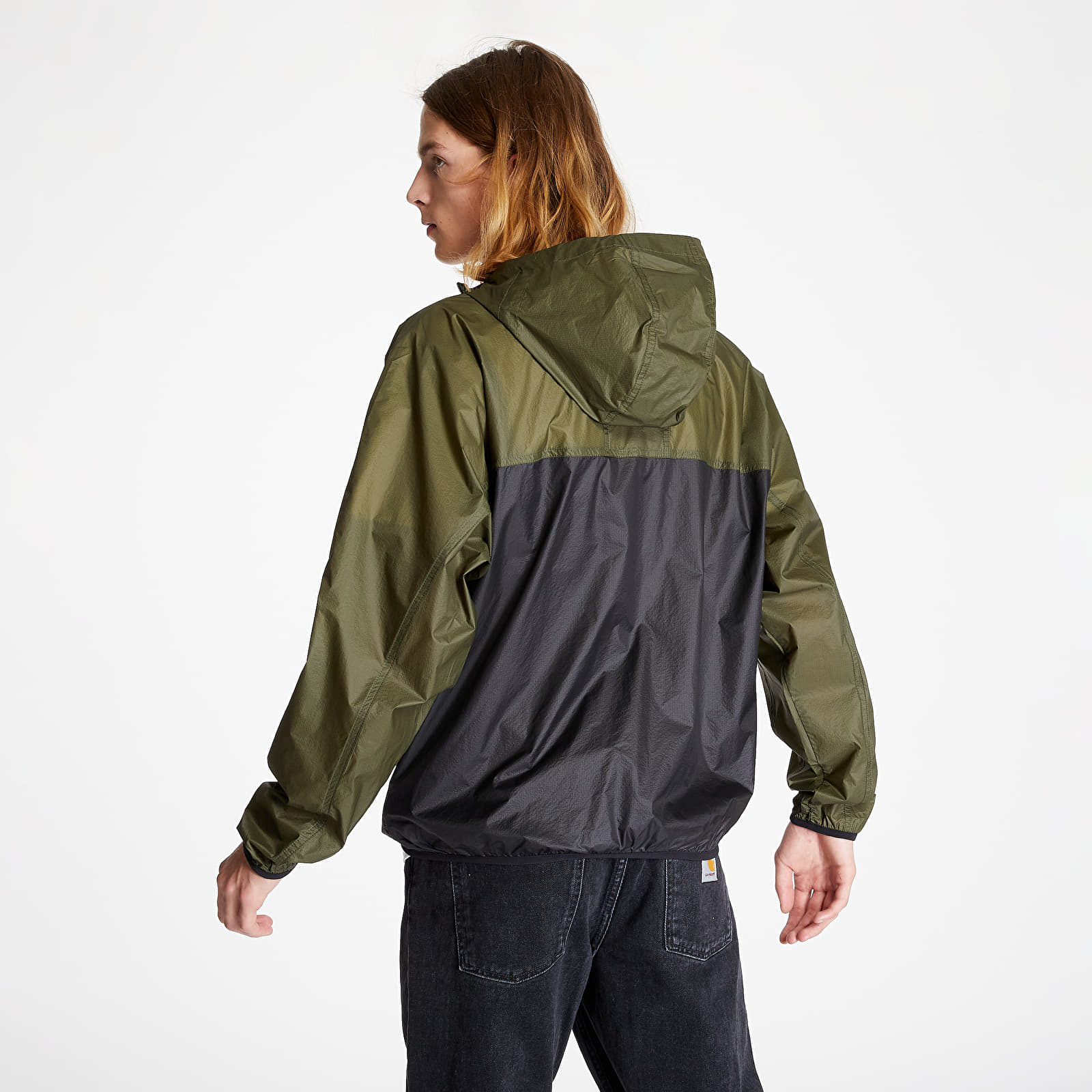 nike khaki windbreaker