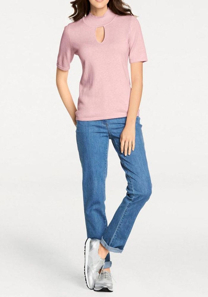 PATRIZIA DINI Rausvas megztinis su kašmyru : Dydis - 38