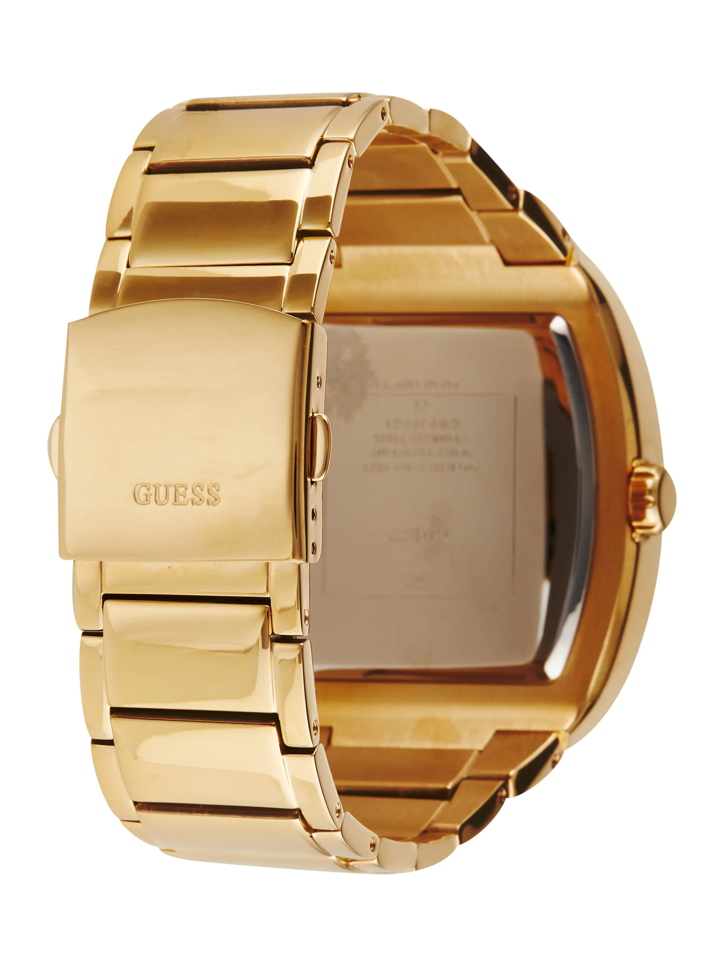 GUESS Analoginis (įprasto dizaino) laikrodis 'Phoenix' auksas / juoda