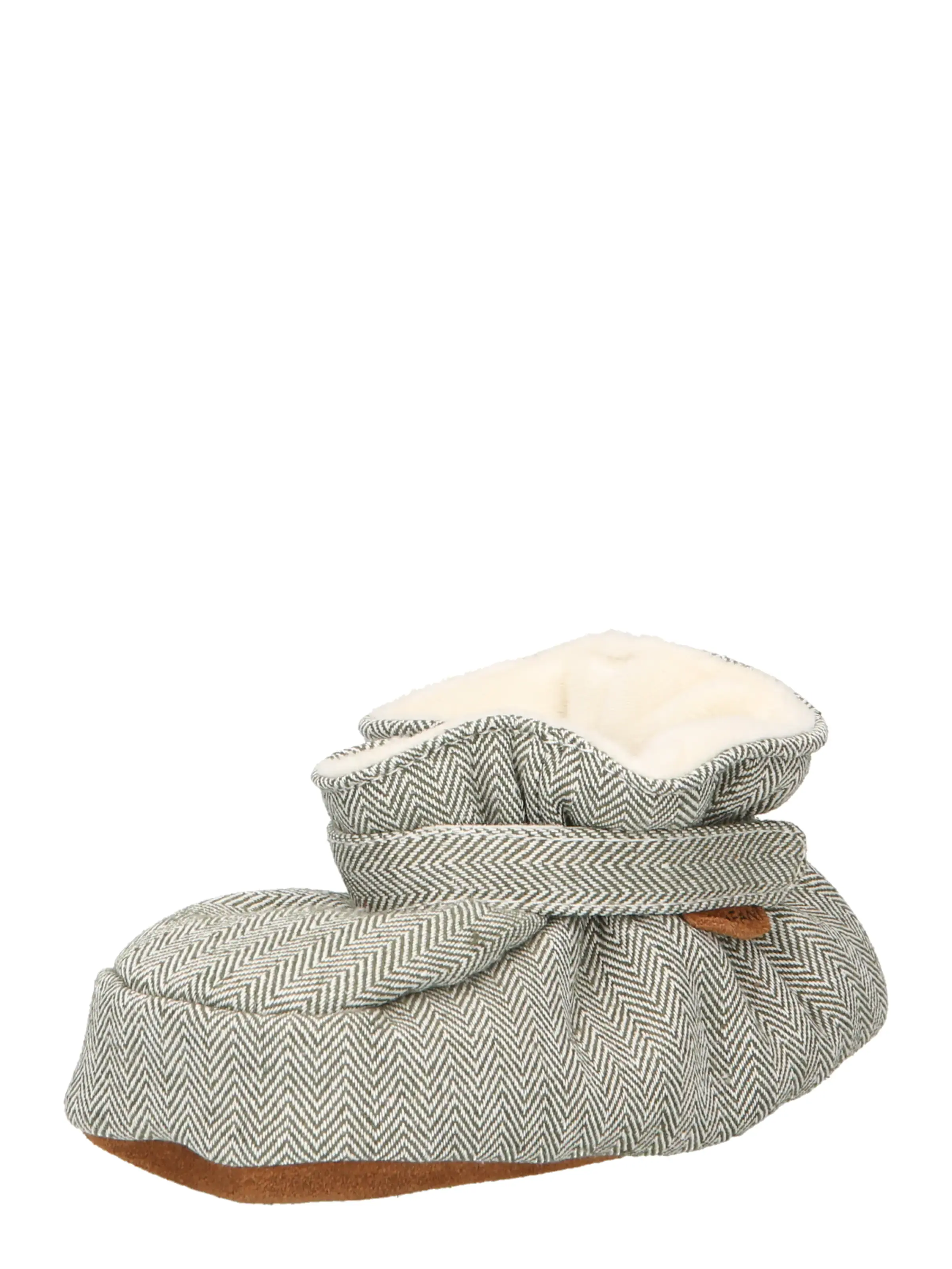 EN FANT Naminės šlepetės kremo / karamelės / alyvuogių spalva