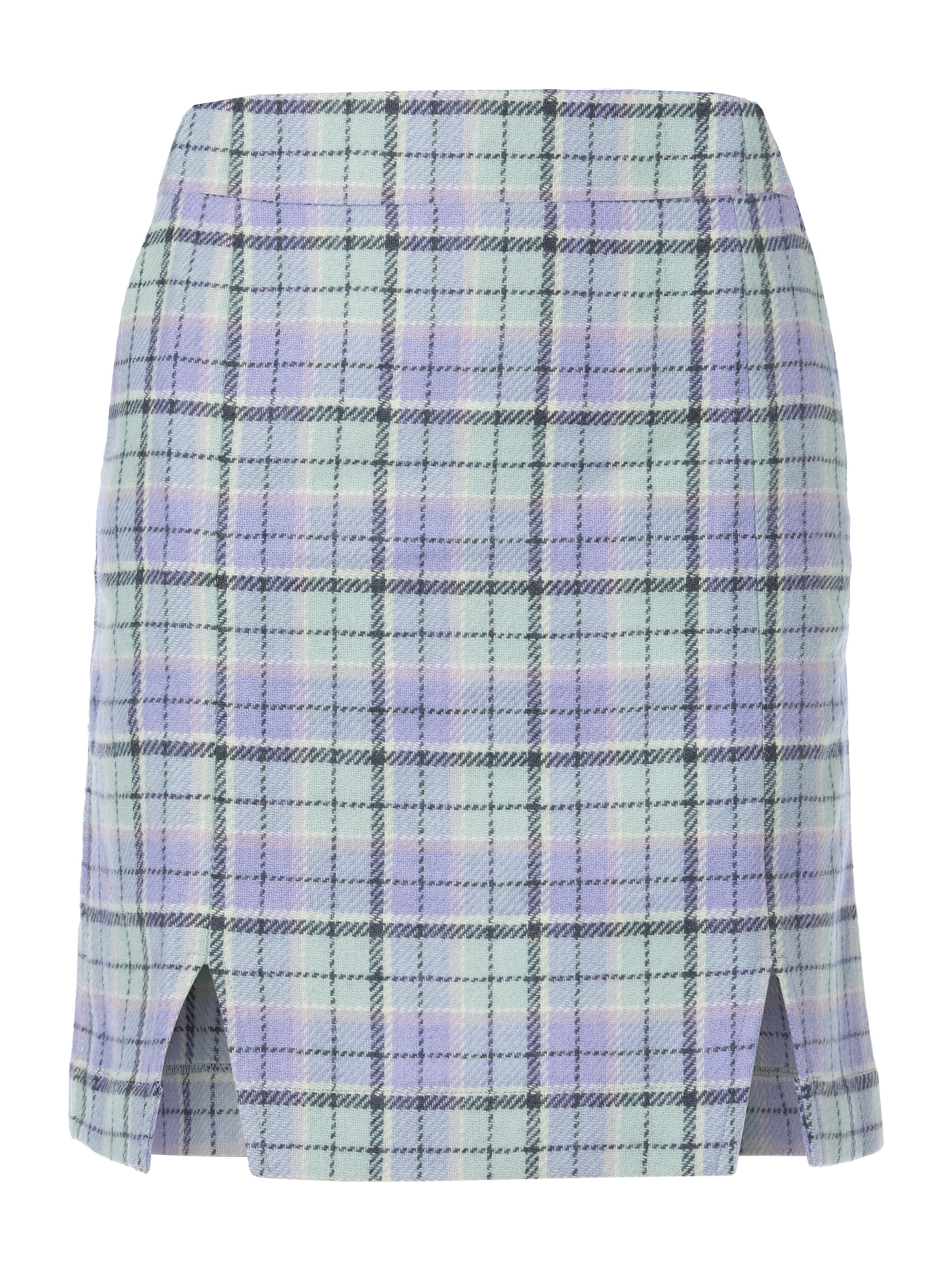 KAN Sijonas 'VERDANCE' tamsiai mėlyna / vandens spalva / šviesiai mėlyna