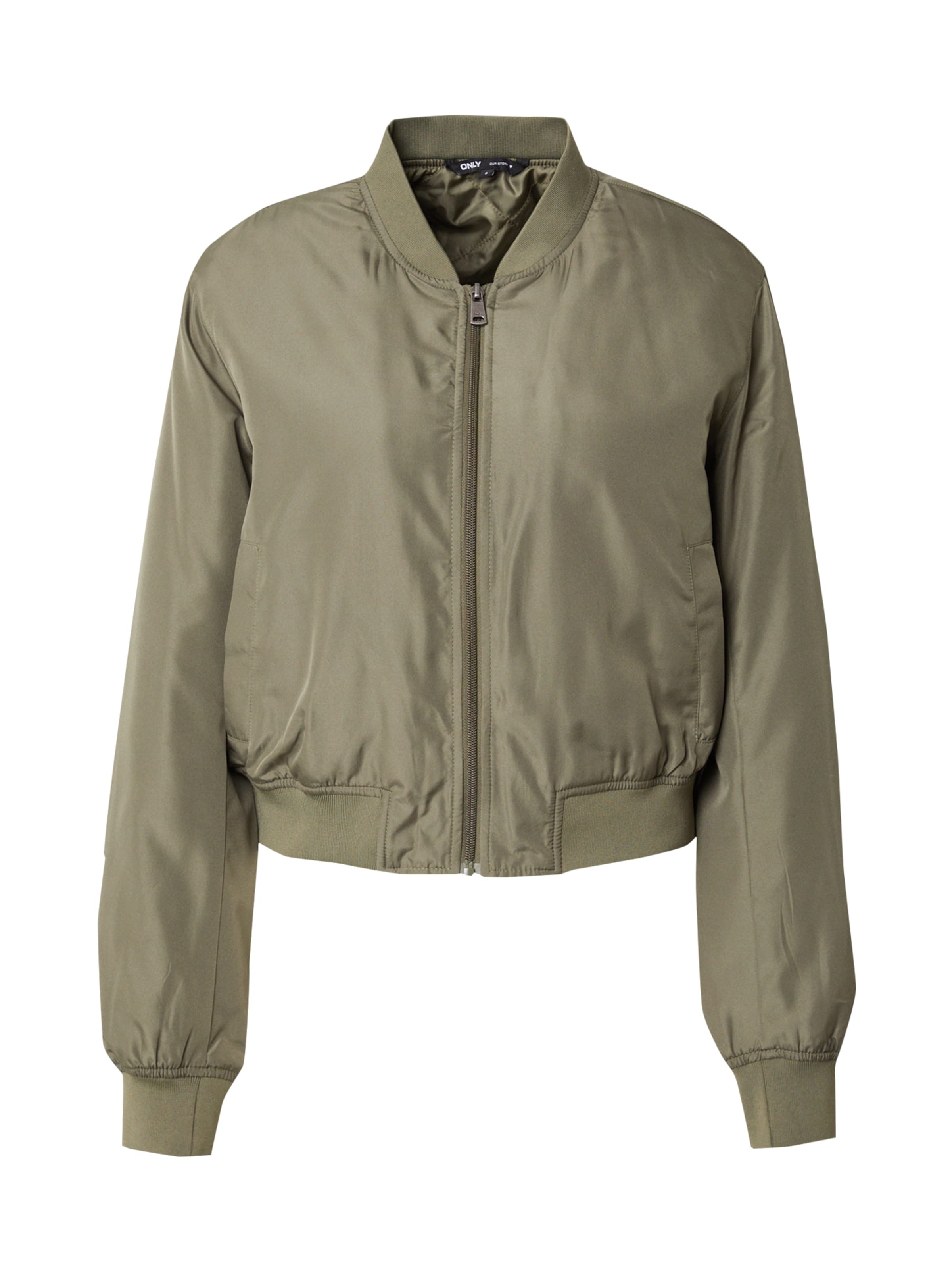 ONLY Demisezoninė striukė 'ONLAlma' alyvuogių spalva