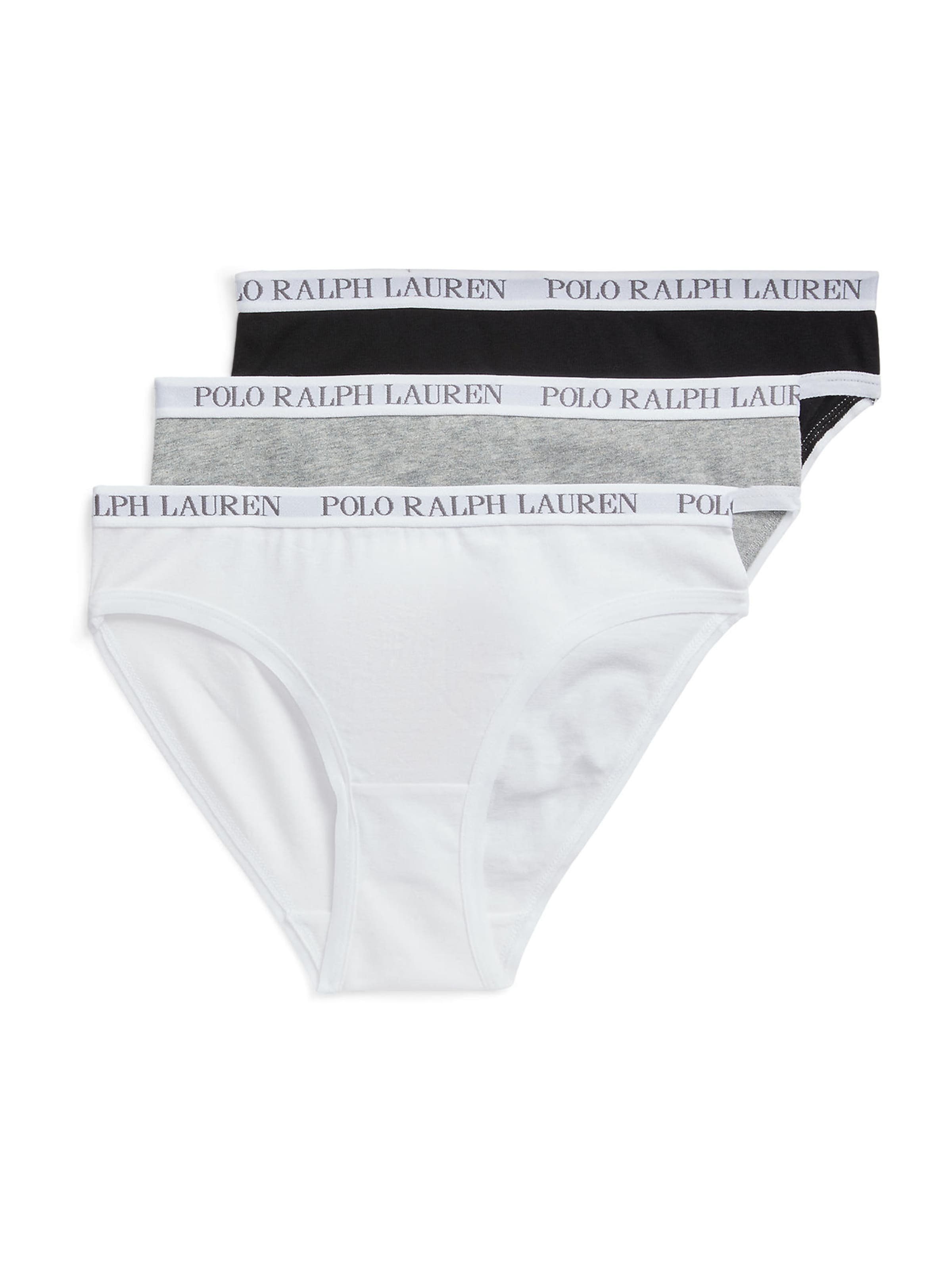 Polo Ralph Lauren Apatinės kelnaitės margai pilka / juoda / balkšva