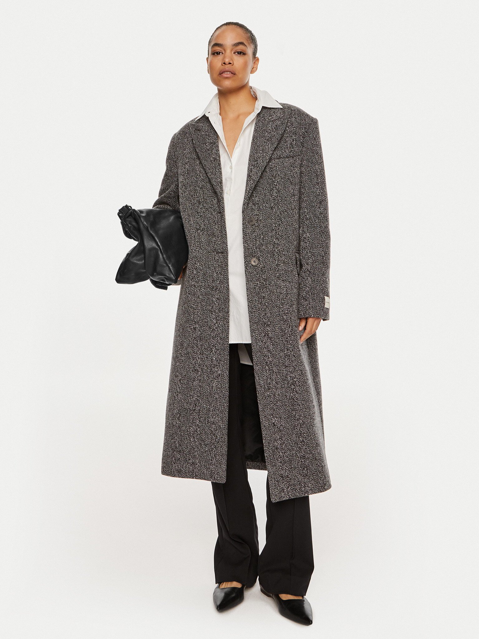 Vilnonis paltas Calvin Klein