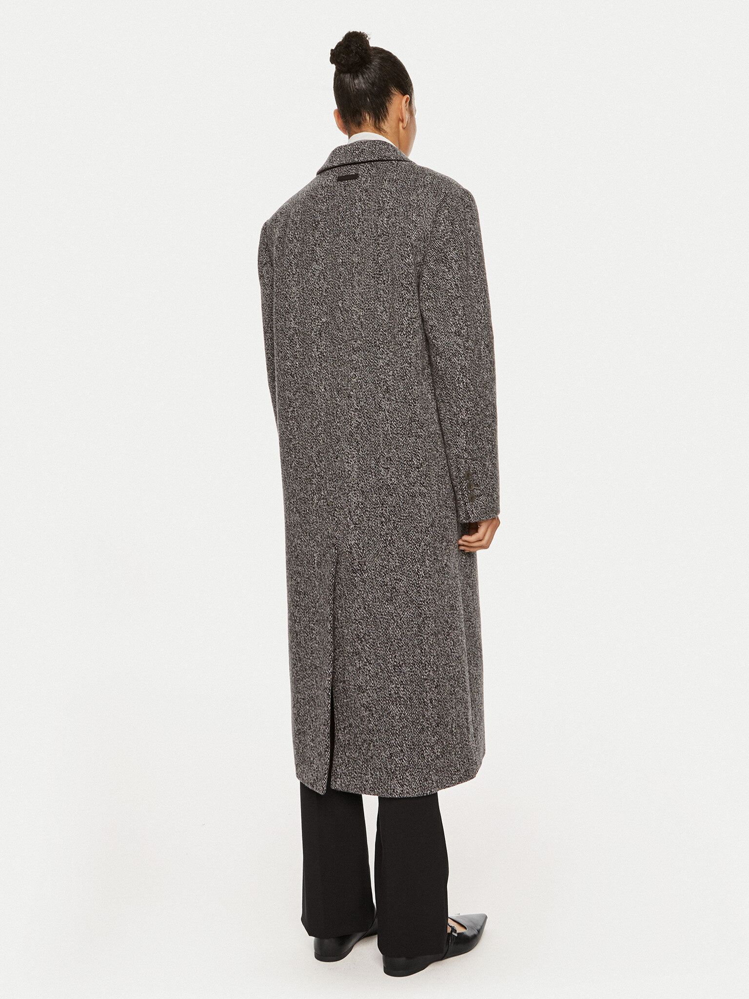 Vilnonis paltas Calvin Klein