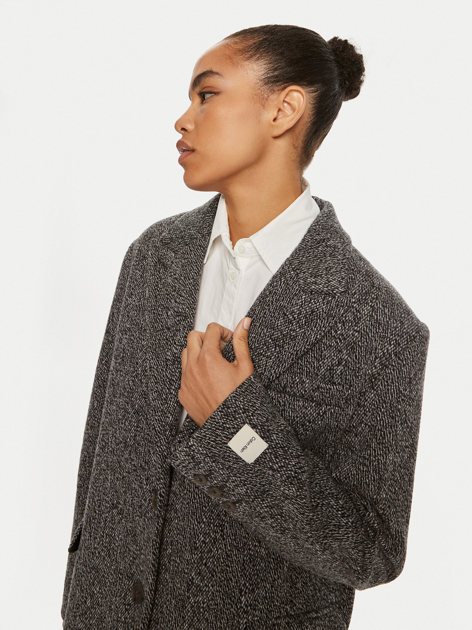 Vilnonis paltas Calvin Klein