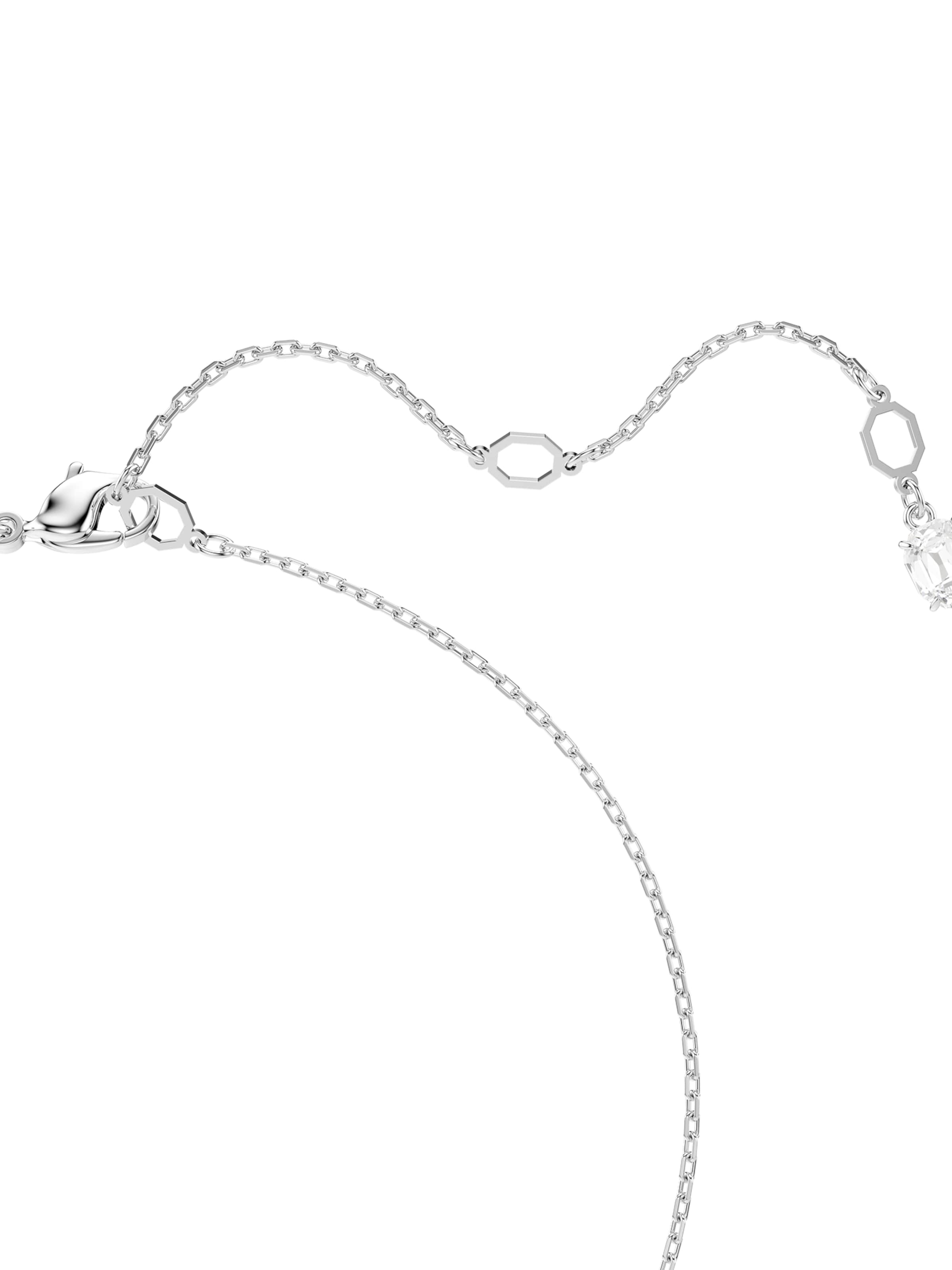 Swarovski Grandinėlė 'Matrix' sidabrinė / perlų balta