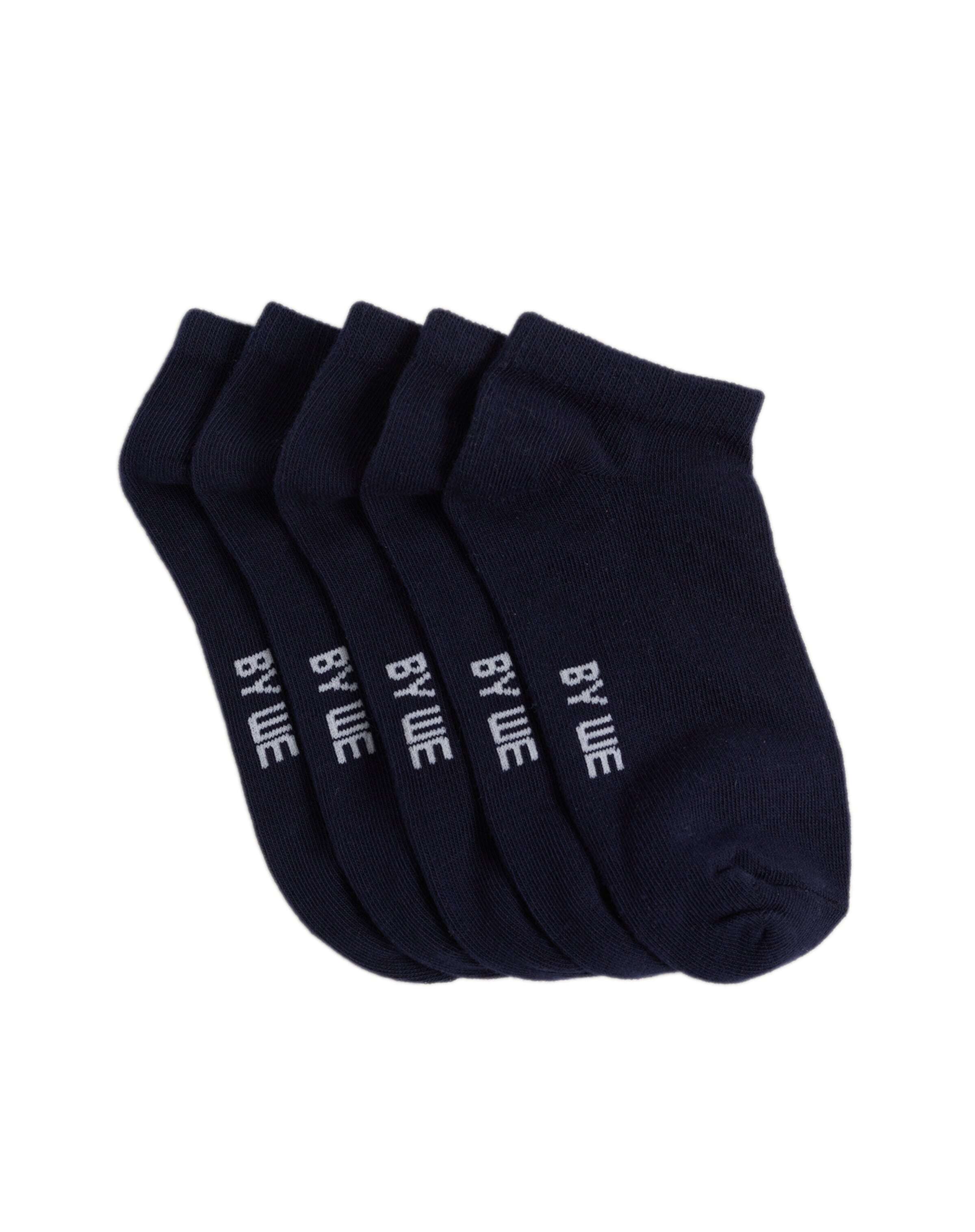 WE Fashion Kojinės mėlyna / tamsiai mėlyna jūros spalva