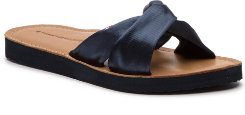 tommy hilfiger satin beach sandals