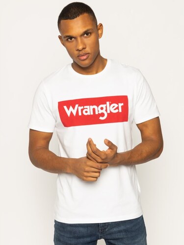 wrangler logo tee