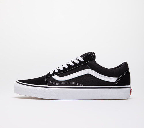 vans old skool pro shoes black white medium gum