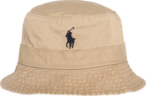 polo ralph lauren bucket hat beige