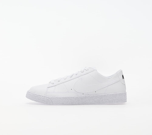 Nike Blazer Low (GS) White/ White-Black - GLAMI.lt