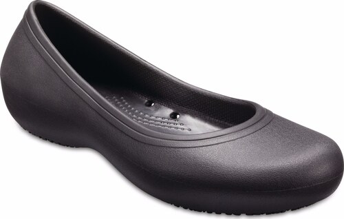 work crocs black