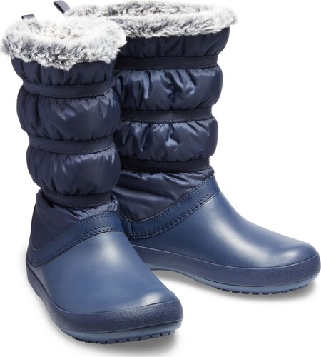 womens navy winter boots