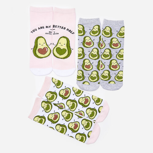 House 3 Kojinių Porų Su Avokado Motyvu Pakuotė įvairiaspalvė Glami Lt House 3 Kojinių Porų Su Avokado Motyvu Pakuotė įvairiaspalvė Glami Lt