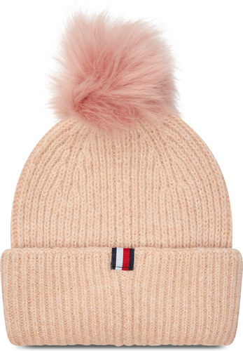 tommy hilfiger beanie with pom