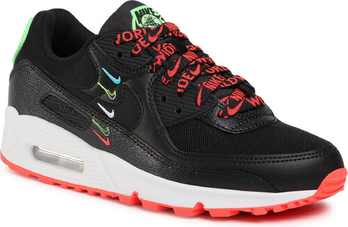 Batai NIKE - Air Max 90 Ww CK7069 001 Black/Black/Flash Crimson - GLAMI.lt