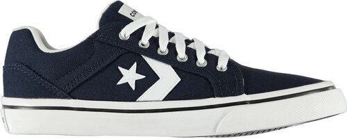 distrito canvas low trainers