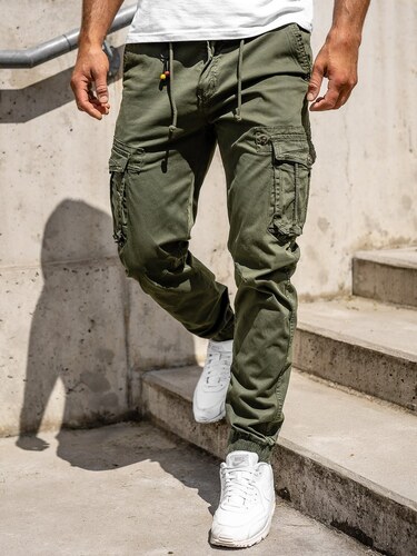 green cargo jogger