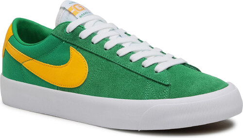 green and yellow nike blazer