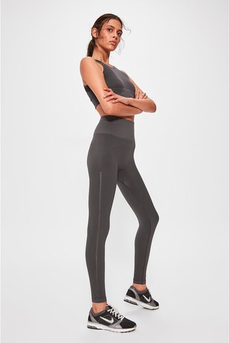 Trendyol Anthracite Seamless Jacquard 