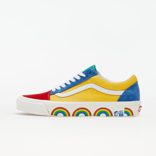 multi color old skool vans