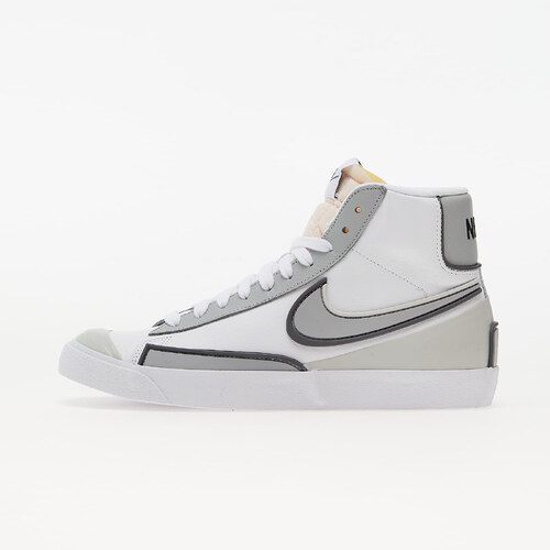 nike blazers white and grey