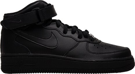 all black af1 mid