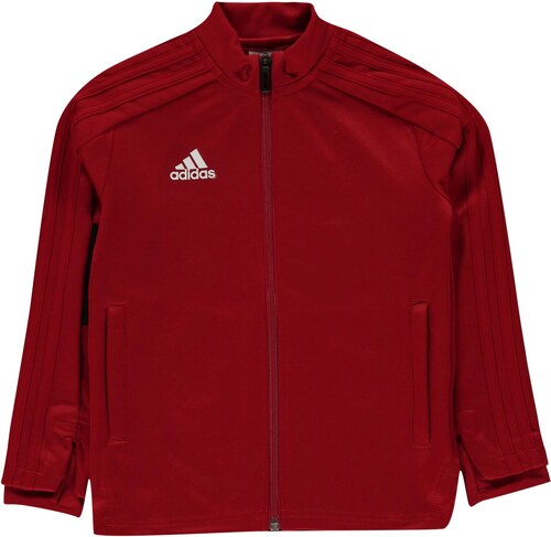 junior red adidas tracksuit