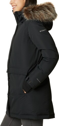 columbia womens black parka