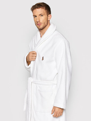 ralph lauren dressing gown white