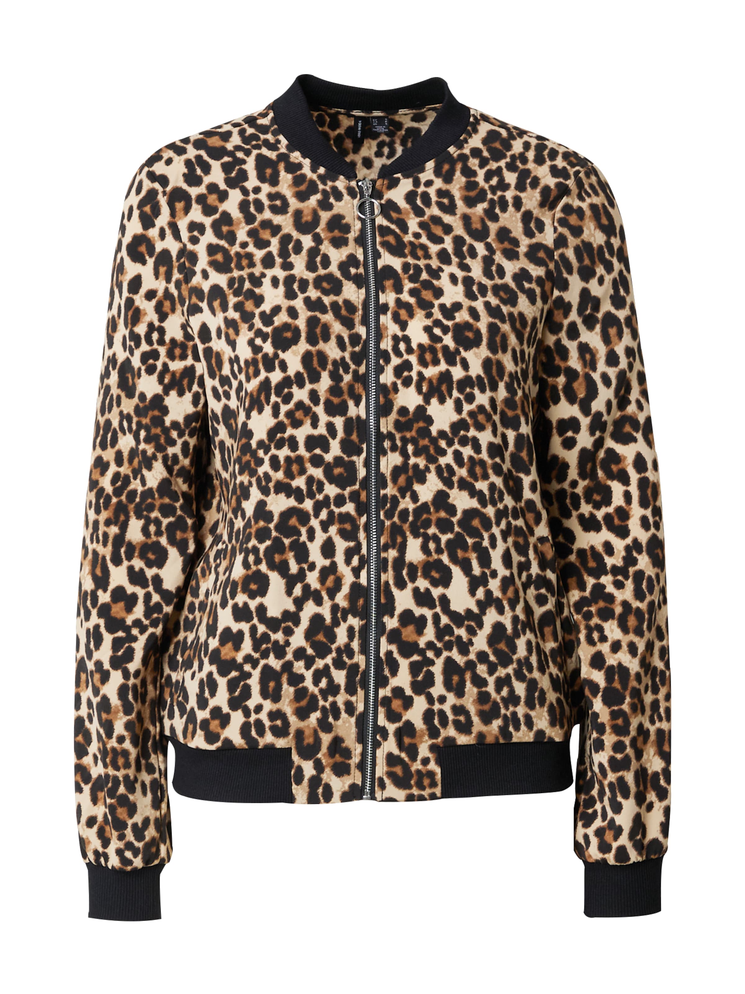 VERO MODA Demisezoninė striukė 'VMCoco' ruda / kapučino spalva / juoda