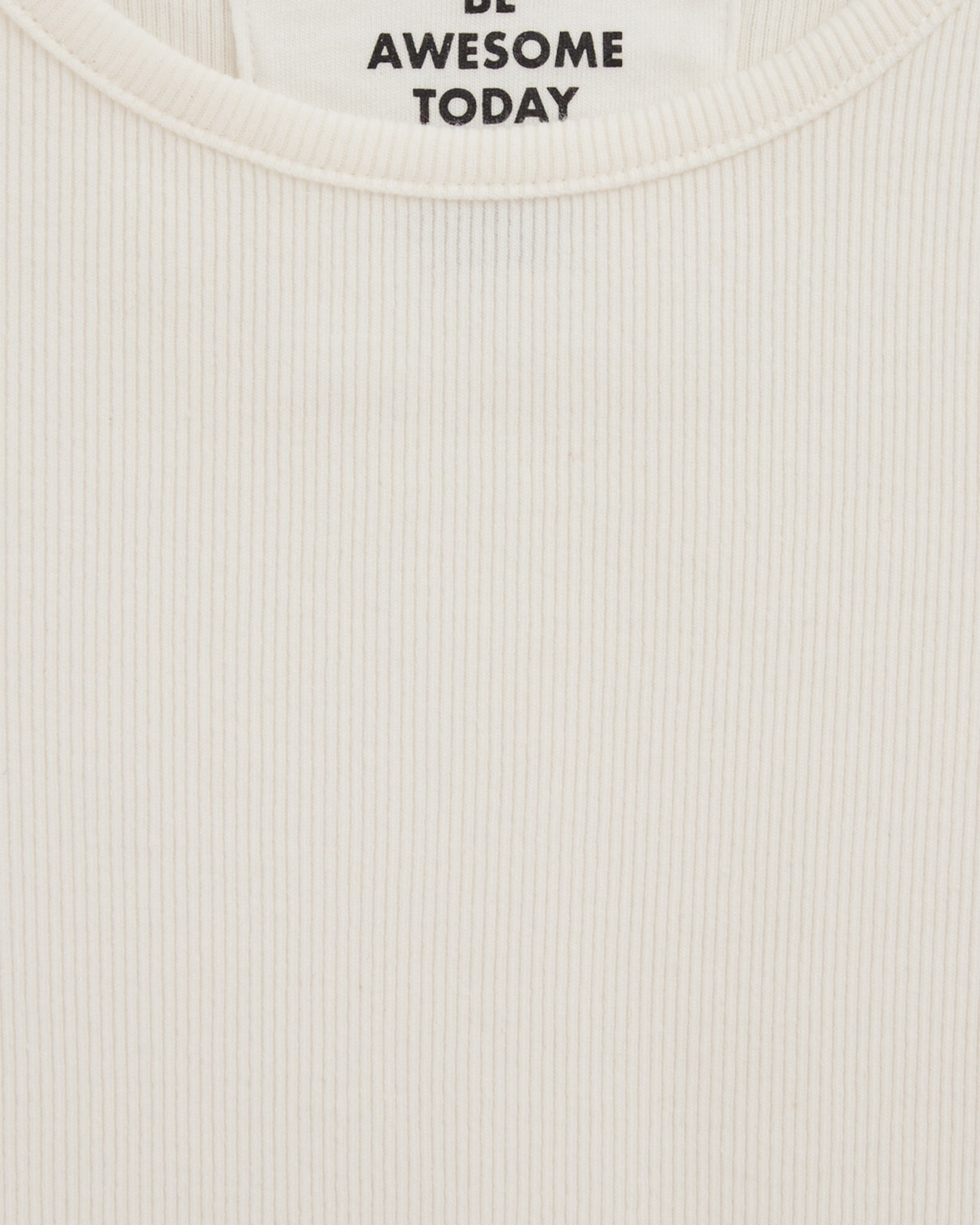 WE Fashion Marškinėliai juoda / balta