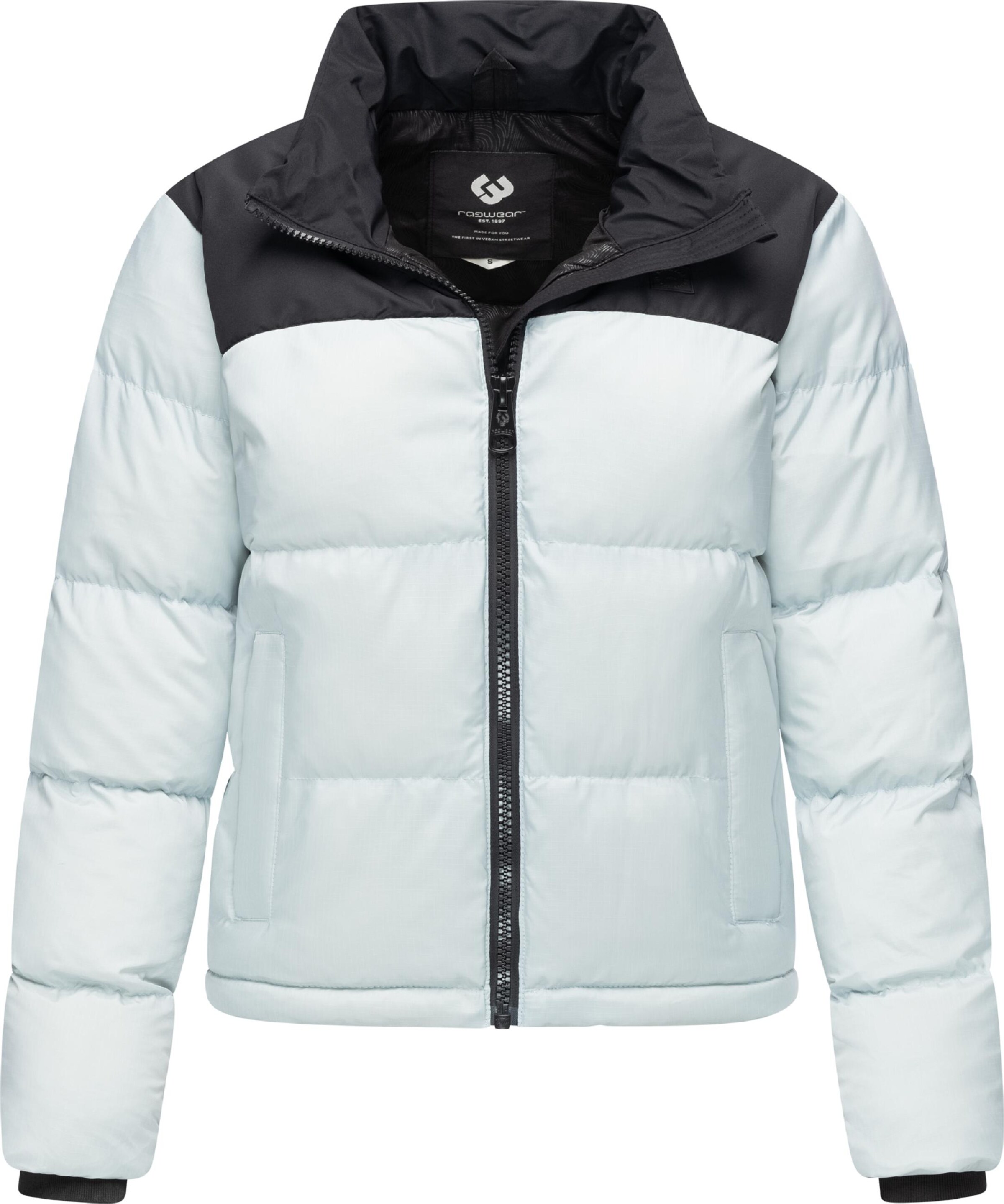 Ragwear Žieminė striukė 'Serah' vandens spalva / juoda