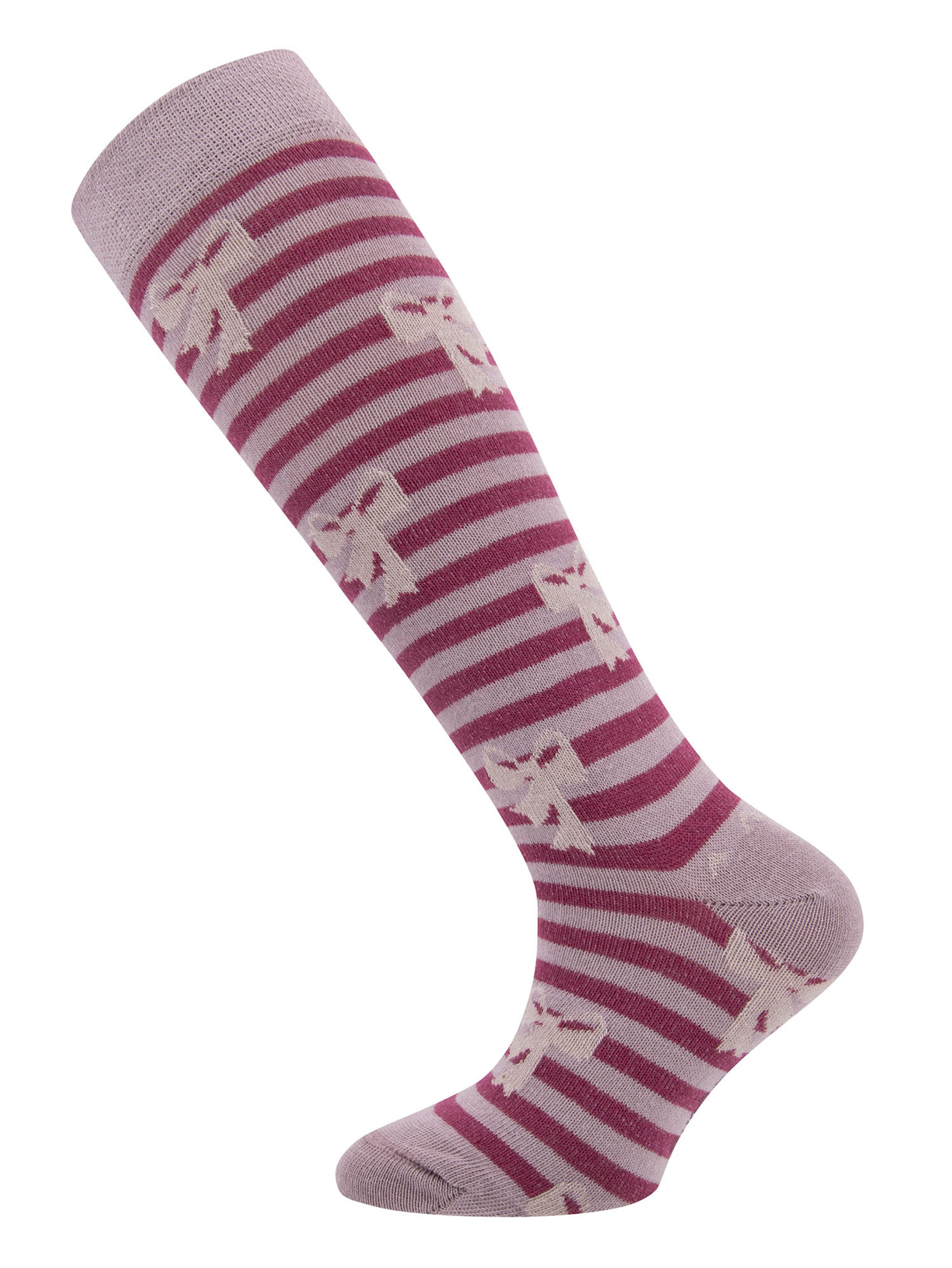 EWERS Kojinės ryškiai rožinė spalva / spanguolių spalva