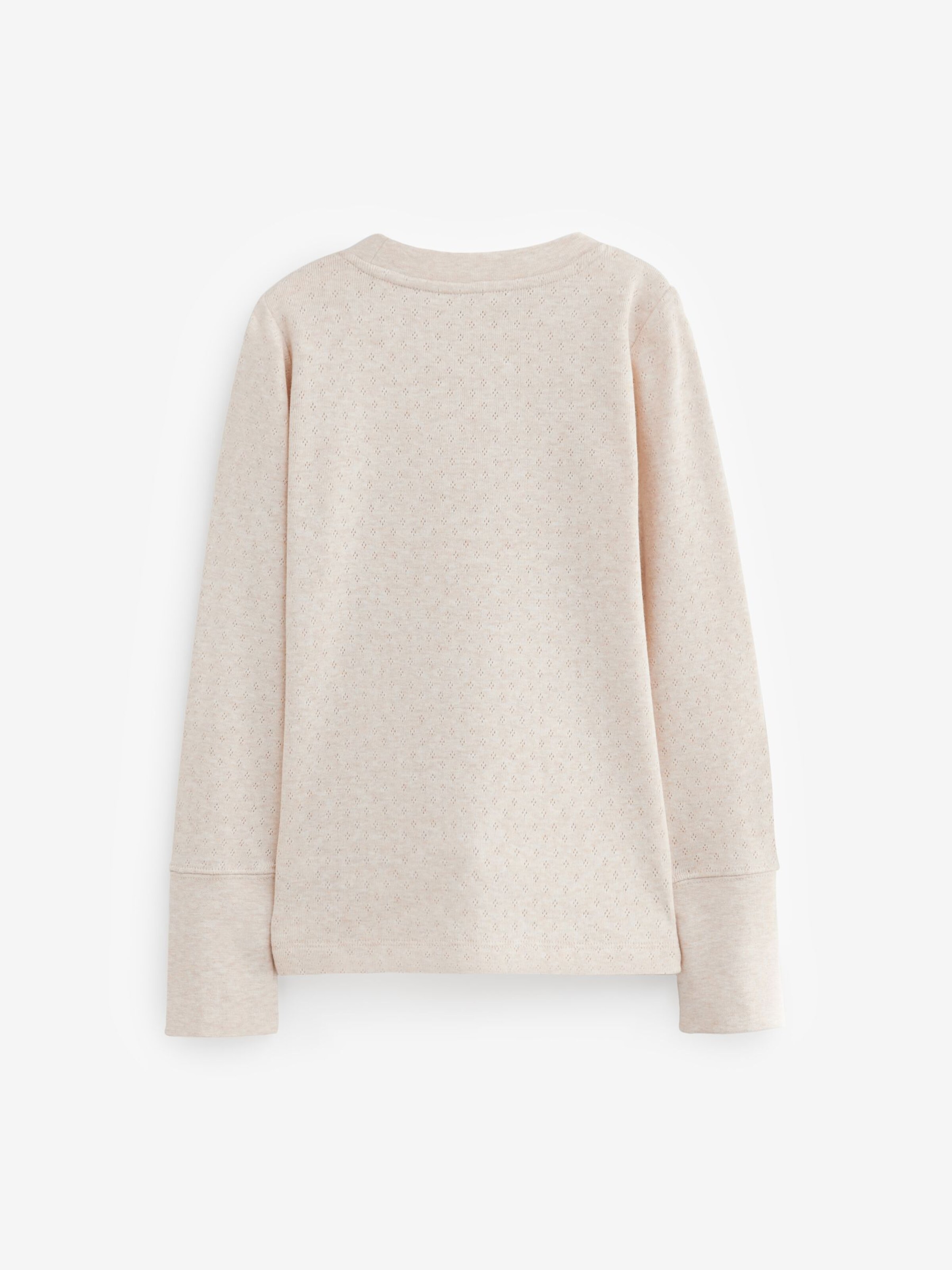 Next Apatiniai marškinėliai smėlio spalva / balta