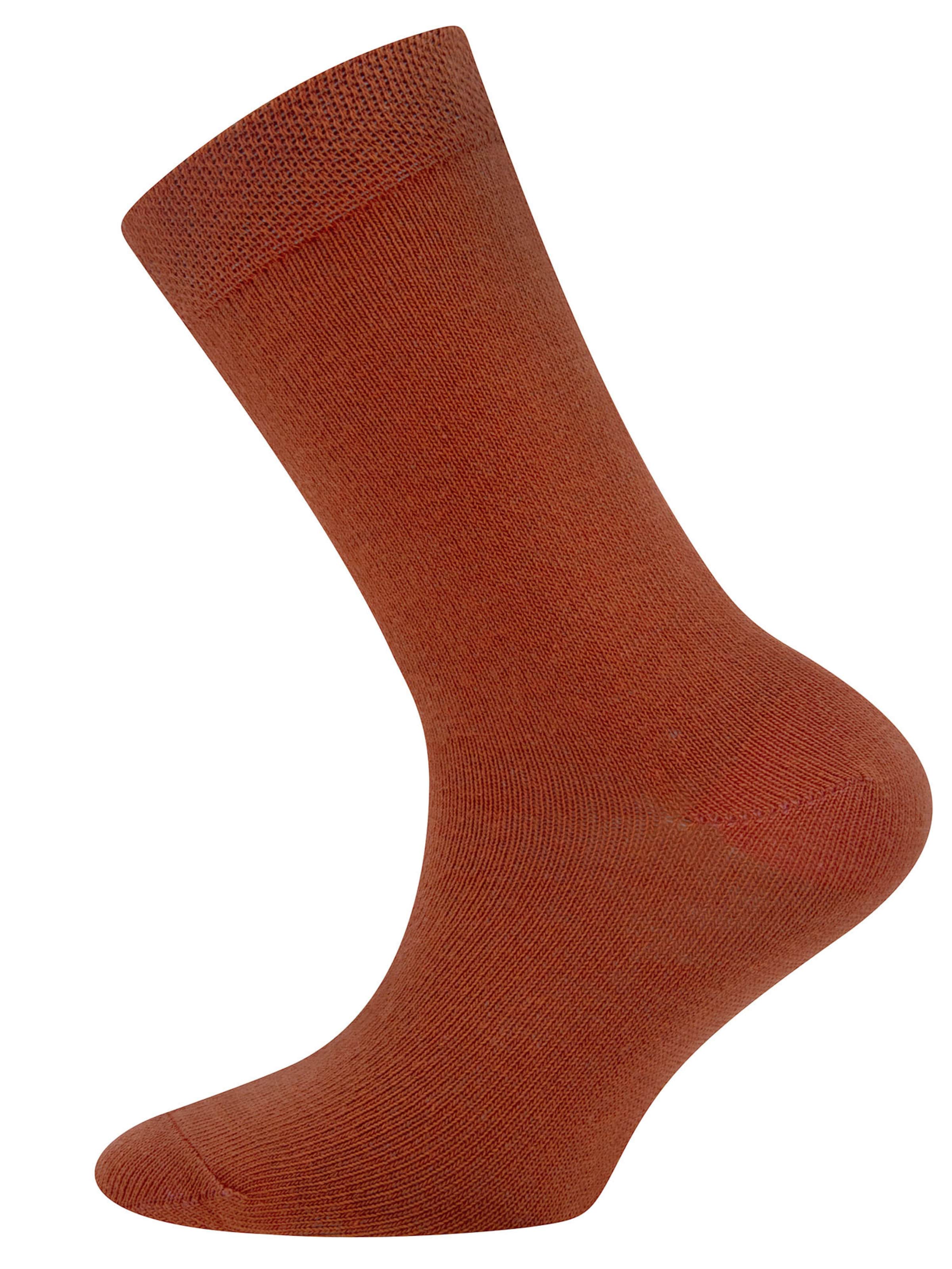 EWERS Kojinės šviesiai ruda / medaus spalva / oranžinė-raudona