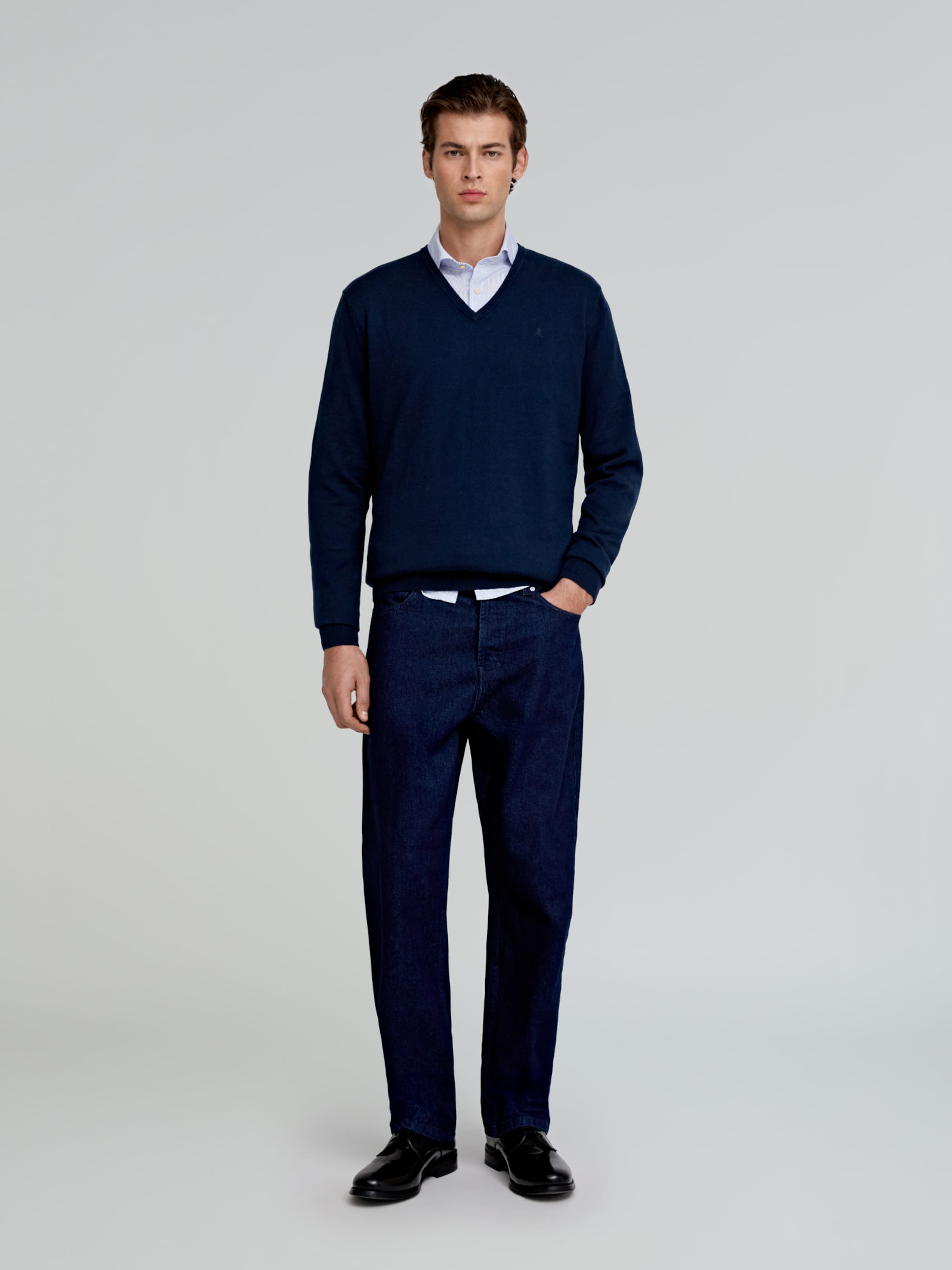 Scalpers Megztinis tamsiai mėlyna