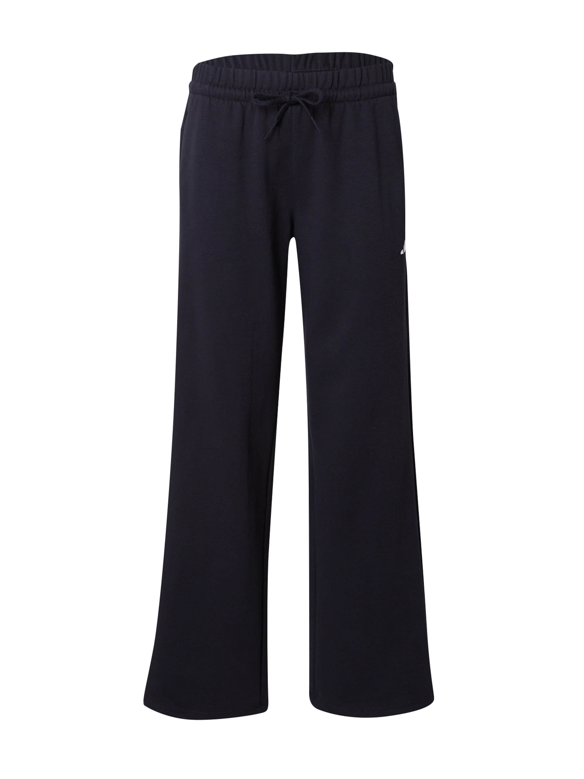 ADIDAS SPORTSWEAR Sportinės kelnės juoda / balta