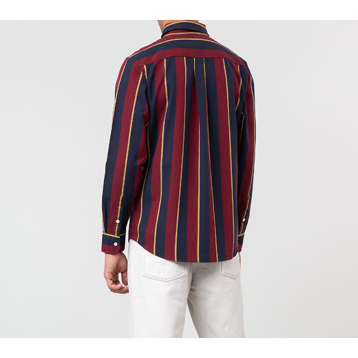 Wing Oxford Shirt Red Wine 