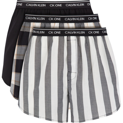 Calvin Klein Underwear Woven 000NB3000A Komplektas: 3 poros trumpikių -  GLAMI.lt