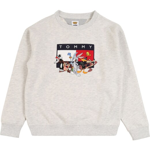 TOMMY HILFIGER Megztinis be užsegimo 'LOONEY TUNES' margai pilka - GLAMI.lt