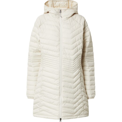 COLUMBIA Laisvalaikio paltas 'Powder Lite Mid' kremo - GLAMI.lt