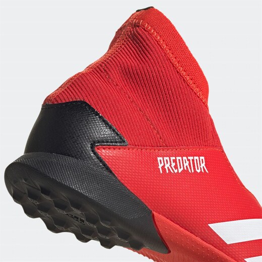 predator 20.3 laceless junior astro turf trainers